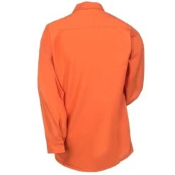 Red Kap Shirts: Men's Orange SP14 OR Touchtex Long Sleeve Shirt -Outlet Vestucia Store red kap sp14or5 b 01