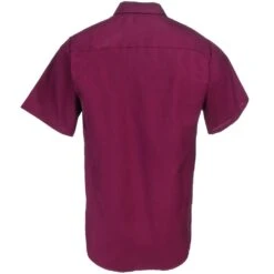 Red Kap Shirts: Men's SP24 BY Short-Sleeve Industrial Burgundy Work Shirt 7 Red Kap Shirts: Men's SP24 BY Short-Sleeve Industrial Burgundy Work Shirt -Outlet Vestucia Store red kap sp24by b 01