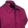 Red Kap Shirts: Men's SP24 BY Short-Sleeve Industrial Burgundy Work Shirt 2 Red Kap Shirts: Men's SP24 BY Short-Sleeve Industrial Burgundy Work Shirt -Outlet Vestucia Store red kap sp24by cd 01