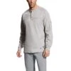 Ariat Work FR: Men's 10022599 Silver Fox Heather Flame Resistant Air Lightweight Long Sleeve Henley Shirt -Outlet Vestucia Store s18 mns work 10022599 front
