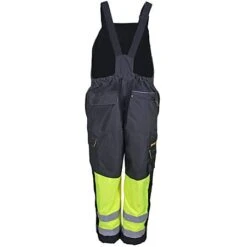 Occunomix Overalls: SP BIB YLW Reflective Waterproof Insulated Bib Overalls