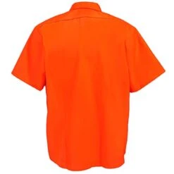 Red Kap Shirts: SS24 OR Men's Orange Short Sleeve Hi-Visibility Work Shirt 7 Red Kap Shirts: SS24 OR Men's Orange Short Sleeve Hi-Visibility Work Shirt -Outlet Vestucia Store ss24or2 litefxb 01