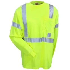 Red Kap Shirts: ANSI High Visibility Class 2 Long Sleeve Tee Shirt SYK2HV 6 Red Kap Shirts: ANSI High Visibility Class 2 Long Sleeve Tee Shirt SYK2HV -Outlet Vestucia Store syk2hv redkapf 01