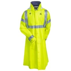 Tingley Coats: Men's C44122 Hi Vis Yellow Eclipse Waterproof FR Coat -Outlet Vestucia Store tingley c44122 md eclipse f 01