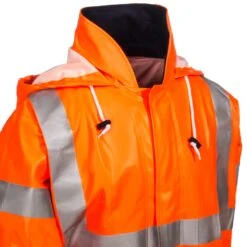 Tingley Coats: Waterproof Men's C44129 Orange FR Eclipse High Vis Coat -Outlet Vestucia Store tingley c44129 long cd 01