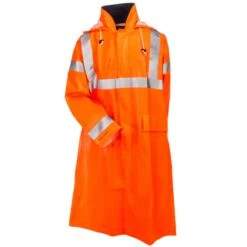 Tingley Coats: Waterproof Men's C44129 Orange FR Eclipse High Vis Coat -Outlet Vestucia Store tingley c44129 long f 01