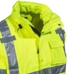 Tingley Jackets: Men's Yellow-Green High-Visibility J24122 Waterproof Jacket -Outlet Vestucia Store tingley j24122 ylw cd 01