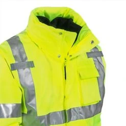 Tingley Jackets: Men's Yellow J24172 YLW Waterproof Insulated Hi-Vis Hooded Jacket -Outlet Vestucia Store tingley j24172 cd 01