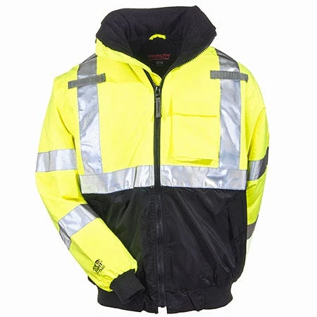 Tingley Jackets: Men's Hi-Vis Waterproof J26002 Bomber Jacket 6 Tingley Jackets: Men's Hi-Vis Waterproof J26002 Bomber Jacket - Image 4
