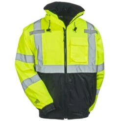 Tingley Jackets: Men's J26172 Yellow Waterproof High Visibility Bomber Jacket 10 Tingley Jackets: Men's J26172 Yellow Waterproof High Visibility Bomber Jacket -Outlet Vestucia Store tingley j26172 f 01