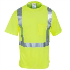 Tingley Shirts: Men's Lime Hi-Vis S75022 Short-Sleeve Tee Shirt