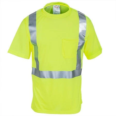 Tingley Shirts: Men's Lime Hi-Vis S75022 Short-Sleeve Tee Shirt 3 Tingley Shirts: Men's Lime Hi-Vis S75022 Short-Sleeve Tee Shirt