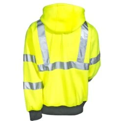 Tingley Sweatshirts: Men's S78322 Hi-Viz Yellow Job Sight Class 3 Pullover Hoodie -Outlet Vestucia Store tingley s78322 b 01 1