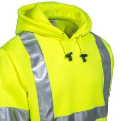 Tingley Sweatshirts: Men's S78322 Hi-Viz Yellow Job Sight Class 3 Pullover Hoodie -Outlet Vestucia Store tingley s78322 cd 01 1
