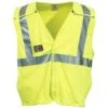 Tingley Vests: Men's V81522 High-Visibility FR Lime Breakaway Work Vest 2 Tingley Vests: Men's V81522 High-Visibility FR Lime Breakaway Work Vest -Outlet Vestucia Store tingley s81522 f 01