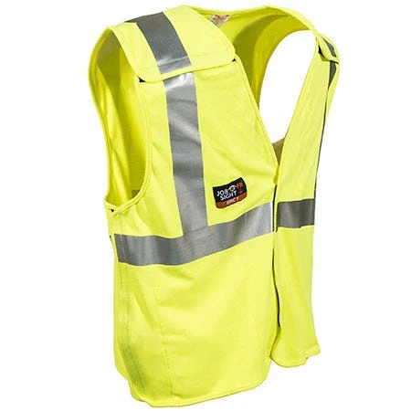 Tingley Vests: Men's V81522 High-Visibility FR Lime Breakaway Work Vest 4 Tingley Vests: Men's V81522 High-Visibility FR Lime Breakaway Work Vest - Image 2