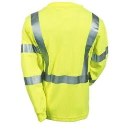Tingley Shirts: Men's High-Visibility Yellow Flame-Resistant S85522 Safety Tee Shirt -Outlet Vestucia Store tingley s85522 b 01