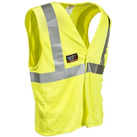 Tingley Vests: Men's High-Visibility FR V81622 Reflective Lime Safety Vest 4 Tingley Vests: Men's High-Visibility FR V81622 Reflective Lime Safety Vest - Image 2