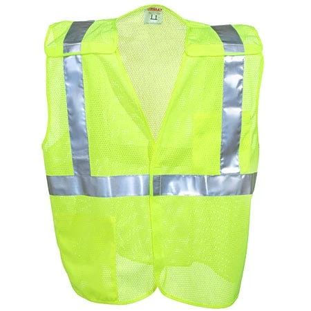 Tingley Vests: Unisex High-Visibility V70522 Lime 5-Point Breakaway Vest 3 Tingley Vests: Unisex High-Visibility V70522 Lime 5-Point Breakaway Vest