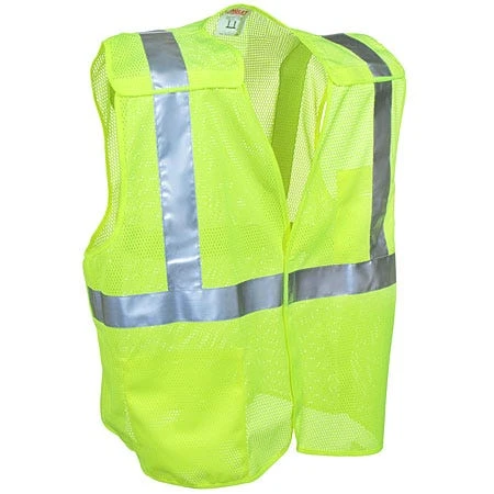 Tingley Vests: Unisex High-Visibility V70522 Lime 5-Point Breakaway Vest 4 Tingley Vests: Unisex High-Visibility V70522 Lime 5-Point Breakaway Vest - Image 2