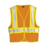 Wolverine Vests: Mile Marker W1108900 820 Men's Hi Vis Orange Vest -Outlet Vestucia Store wolverine w1108900 820 f